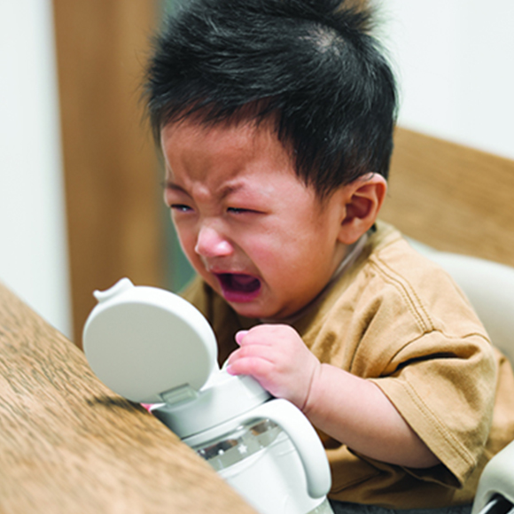 Child crying during mealtime