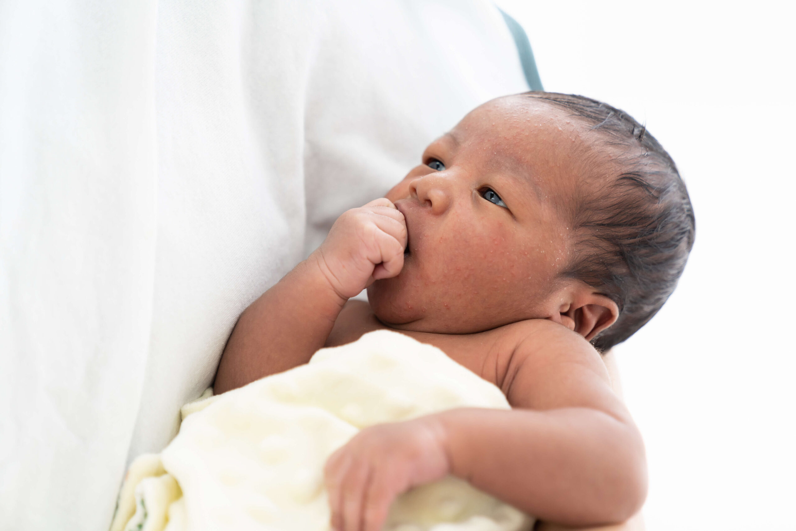 Sleeping newborn baby