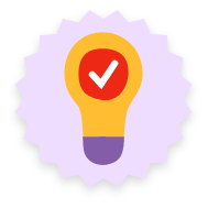 Light bulb idea icon