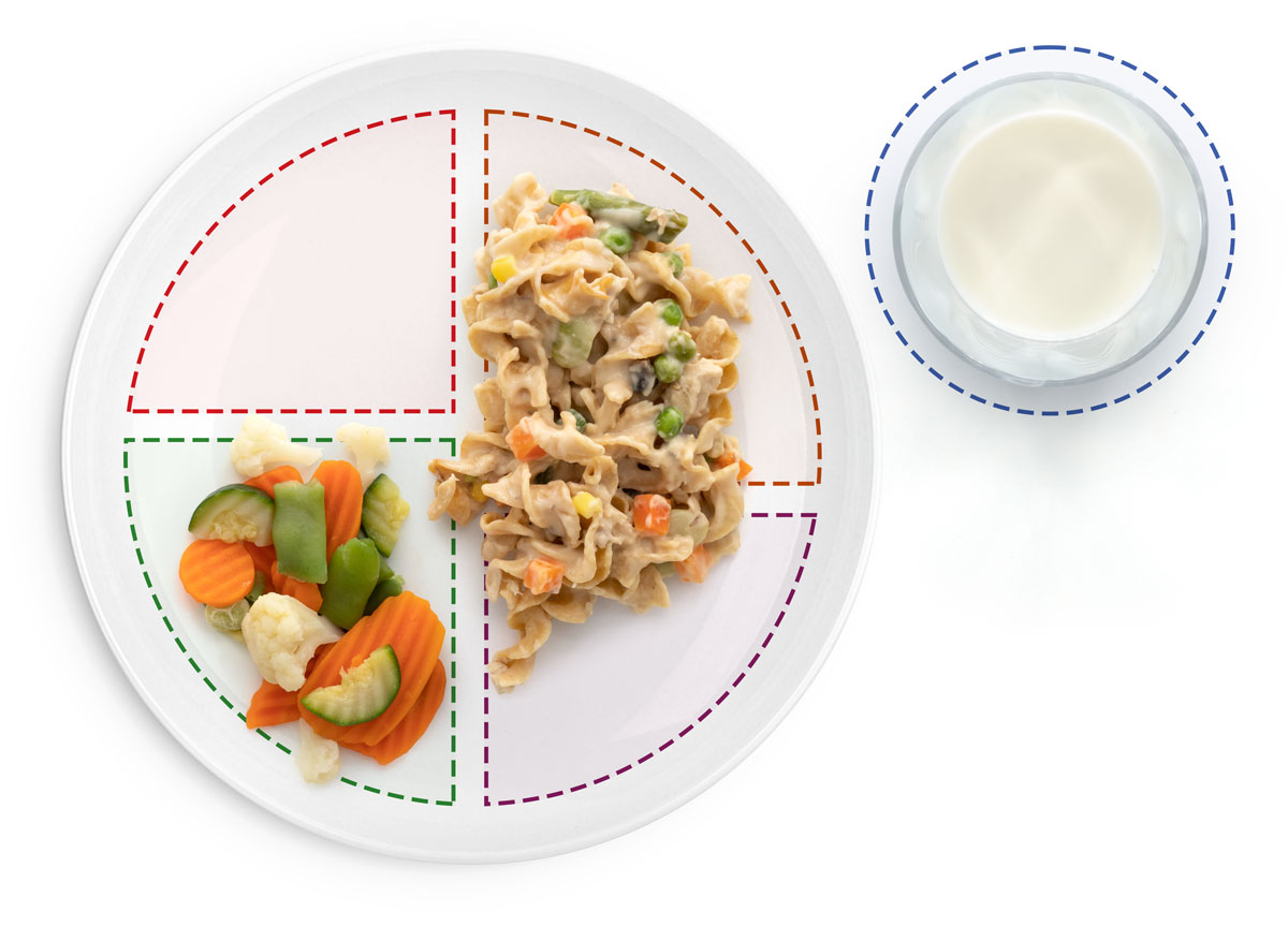 Chicken or Tuna Casserole and mixed veggies