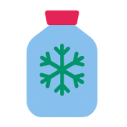 Ice or cold packs for breast comfort