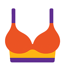 Supportive bra for breastfeeding comfort
