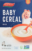 First Choice Baby Cereal