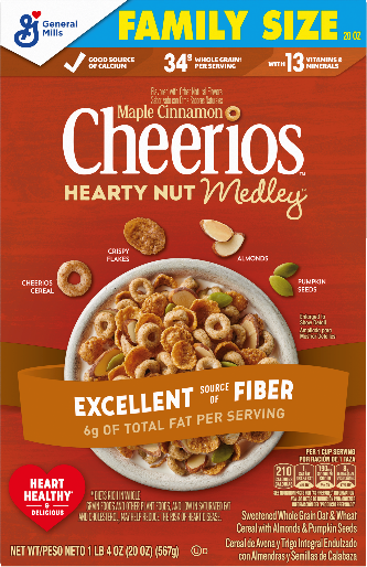 Cheerios Hearty Nut Medley General Mills