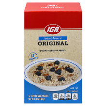 Instant Oatmeal IGA